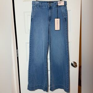 BCBGeneration High Rise Wide Leg Trouser